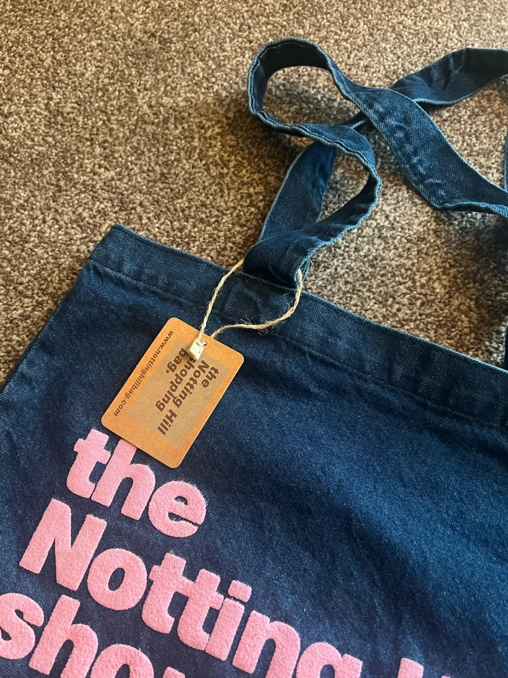 The Notting Hill Shopping Bag dark blue